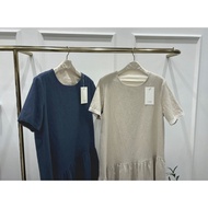 K Fashion Select-L 2 color Linen One-piece Dress