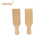 SFBSFMY 3PCS  Making Tool, Paddle Shape Beech Wood Gnocchi Board,  Ridged Surface Easy Clean Gnocchi