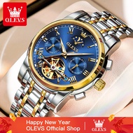 OLEVS Jam Tangan Lelaki Original Waterproof Automatic Mechanical Stainless Steel Business Luxury Wat