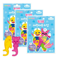 [Pinkfong] Baby Shark Kids Dental Floss X 3 Pack (32ct X 3 Pack) ● Dental Flosses for Kid Children ● Pinkfong Shark Family Baby Floss ● Toothbrush Toothpaste Brushing