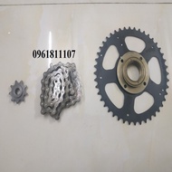 Combo NHÔNG SÊN liếp dĩa  cho sên 410 MOTOR MY1016Z nhông cho motor giảm tốc 12V motor giảm tốc 24v