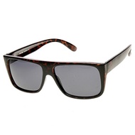 Classic Old School Eazy E Flat Top Polarized Locs Sunglasses (Dark Tortoise)