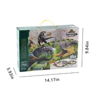 Dinosaur World DIY track boy board games 187 PCS