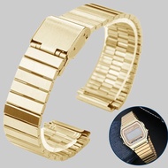 18mm Watch Band for Casio F-91W F105 F108 A158W A168 AE1200 AE1300 Replacement Watchstrap Metal Band