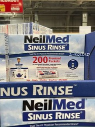 ［加拿大代購］ 美國製Neilmed Sinus Rinse生理鹽水粉洗鼻套裝  - 內含（200包鹽水粉➕1 洗鼻膠樽 set裝）
