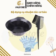 Hair dyeing tools, 2-headed comb, hair dyeing plastic gloves