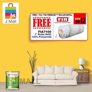 Colourland Paint Vinyl Silk Fresh Interior Ra 2508-A - 5L [ + Free Gift 1pc FIA 7100 Premium 7" Roller Refill ]