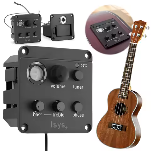 Piezo Pickup Acoustic Guitar Preamp Classic Acoustic Guitar EQ Tuner Piezo Pickup Onboard Preamps fo