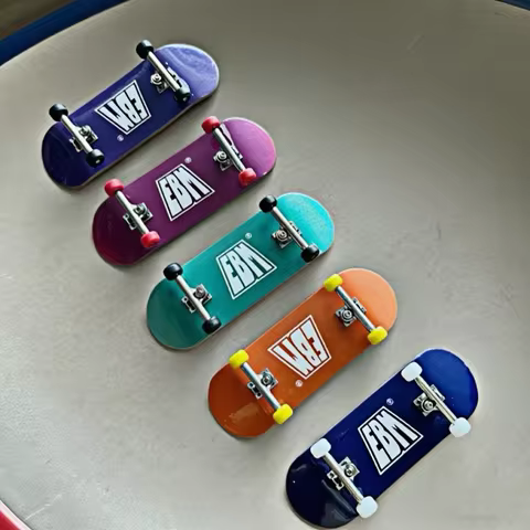 34mm Colorful Wood Fingerboard Complete Pro Maple Deck Tech Deck Trucks for Adults Tricks Gifts for 
