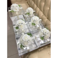 Box hantaran siap gubahan bunga