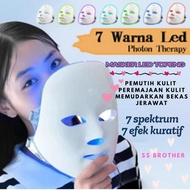 LED Mask PDT Light 7 Colors Led Mask Photon Therapy Facial Care Tool Charging Use