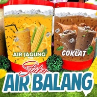 STIKER AIR BALANG / STICKER AIR BALANG VIRAL &amp; MELETOP