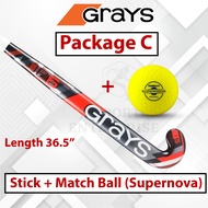 Grays Composite Hockey Stick Jumbow 6 JB6 Grays Kayu Hoki Trident Dimple Hockey Ball Grays Hockey Ba