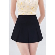 Dear Lyla Codey Pleated Flare Skorts (Midnight)