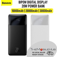Baseus Bipow 20W Power Bank 10000mAh 20000mAh 30000mAh Digital Display Portable Charger Powerbank