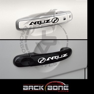 [READY STOCK] 4PCS Perodua ARUZ Car Door Handle Sticker Car Logo Sticker Pemegang Pintu Kereta