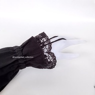 MURAAHH's latest muslim dress for women Gamis JETBLACK MTA LACE HAND RING BUSUI U latest women's gam