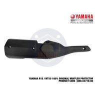 YAMAHA R15 MT15 BHM2 MUFFLER PROTECTOR COVER EXHAUST EKZOS BK6-E4718-00