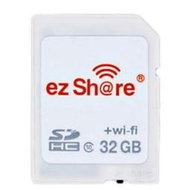 耀您館★ezShare無線wi-fi SD記憶卡SDHC卡32GB無線存取單眼相機照片wifi不需要傳輸線和連電腦32G