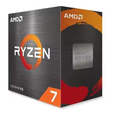 AMD Ryzen R7 5700X boxed CPU 8 cores 16 threads 3.4GHz 65W for B450/B550 main board