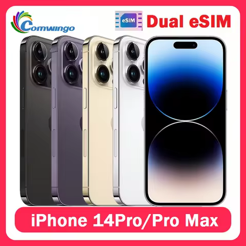 Apple iPhone 14 Pro / 14 Pro Max Dual eSIM 128/256GB ROM OLED Face ID NFC A15 Original Uesd CellPhon