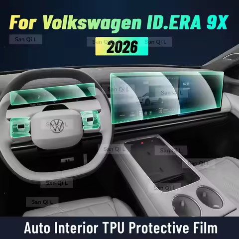 Car Interior Center Console Media Dashboard Navigation TPU Protector Film For Volkswagen ID.ERA 9X 2