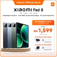 Xiaomi Pad 8 Tablet | 8GB+256GB/8GB+128GB,Snapdragon 8s Gen 4 Mobile Platform, 3.2K 144Hz crystal-cl