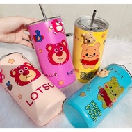 600ml Thermal Cup - Premium 600ml Lotso Strawberry Bear Thermal Cup
