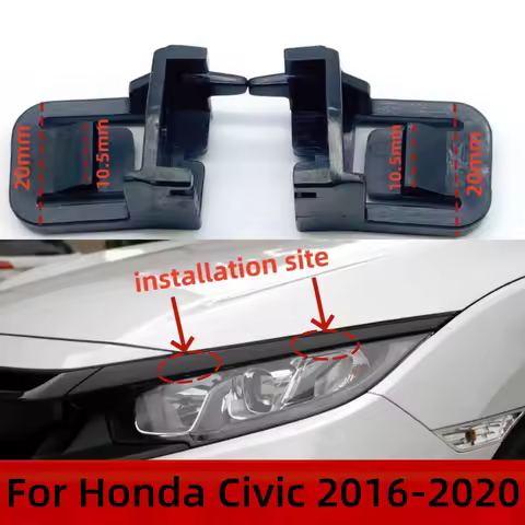 4PCS Ront Left 2PCS & Right 2PCS Headlight Clips For Honda Civic 2016-2020 33105-TBA-A01 33155TBAA01