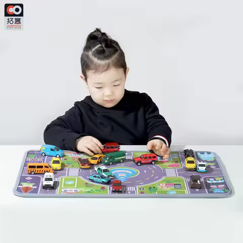 Xcartoys Parking Lot Pattern Mat 1 64 Scale Non Slip Odorless Washable Desk Pad Mouse Pad For Diecas