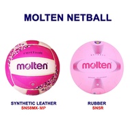 MOLTEN Netball Leather SN58MX-MP SN48MX-MP Rubber SN5R SN4R  Tournmanet Training Ball Size 4 & 5