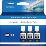 502 Black Ink ET-3850 ET-2850 ET-4850 Replacement for Epson 502 Ink Refill Bottles Black for Ecotank