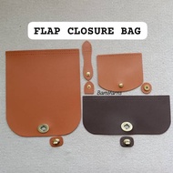 LEATHER/RUBBER FLAP BAG CLOSURE FOR CROCHET ACCESSORIES CROCHET BAG ACCESSORIES ZIPPER PULLER ZIPPER