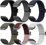 6-Pack Bands for AKUMAKA G39/T90/209DK,DEKELIFE G39 PRO/C28/C29/DK-29/AK57 Smartwatch, Elastic Nylon