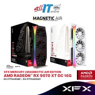 XFX Mercury Magnetic Air Edition AMD Radeon RX 9070XT OC 16GB OC GDDR6 White Graphics Card | RX-97TM