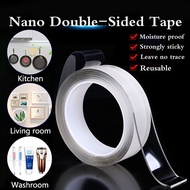 1M 3m 5m Clear Multifunction Nano Tape Strongly Sticky Double-Sided Adhesive Tape Traceless Strips N
