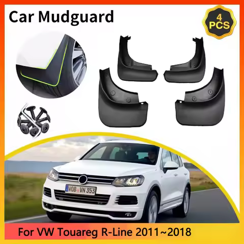 For Volkswagen VW Touareg R-Line 2011~2018 7P MK2 2th Car Mudguards Mudflap Mudguard Splash Guards M