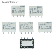 CON 5pcs dc 5v smd g6k-2f-y signal relay 8pin for omron relay  MY