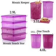 Tupperware Mosaic Snack Stor 2.9L / Mosaic Keeper 3.1L / Mosaic One Touch 4.0L