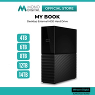 WESTERN DIGITAL WD MY BOOK 3.5" USB3.2 GEN 1 DESKTOP EXTERNAL HDD HARD DRIVE MYBOOK HARD DISK - 4TB 