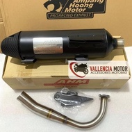 AHM PRO RACING EXHAUST YAMAHA AEROX 155 NVX - LEXI - MADE IN MALAYSIA