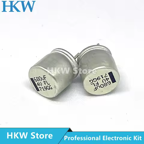 20pcs/lot 680UF 4V 8x9mm Super Low ESR 4V680uF For Motherboard VGA Solid Capacitor NIPPON CHEMI CON 