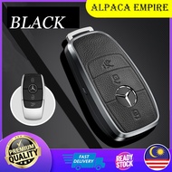 Mercedes Premium Key Cover Aluminium Alloy Genuine Leather Key Cover for Mercedes A C E S GLA GLC CL