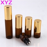 XYZ (100pieces/lot) 1ML 2ML 3ML 5ML Glass Roll on Bottle with Stainless Steel Roller Small Essential