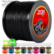 Braided Line Fishing JOSBY 300M 500M 1000M 8 Strands PE Braided Fishing Line Multifilament Super Str