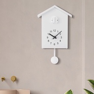 包邮 Nordic Wall Clock Cuckoo Clock Bird Modern Living Room Pendulum Clocks Wall Home Decor Silent Bedroom Horloge Gift FZ
