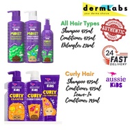 (READY STOCK) AUSSIE KIDS, Shampoo,/ConditioneR/Detangler for Curly Hair & All Types Hair