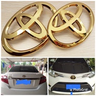 TOYOTA VIOS GOLD LOGO TOYOTA VIOS TRD TOYOTA VIOS NCP93 VIOS NCP150 VIOS NCP 151 GOLD LOGO EMAS TOYO
