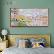 Monet Van Goghs Bedhead Painting Decorative Painting Famous Painting Bedroom Hanging Painting Simple