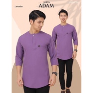 BAJU KURTA LELAKI SLIM FIT LENGAN 3 SUKU DEWASA